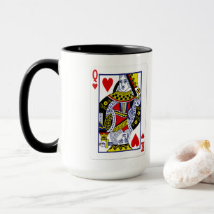 Caneca Mixagem King & Queen - Dois Cartão de Jogada Espir