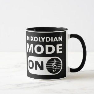 Caneca Mixolydian Music Mode On - Mug