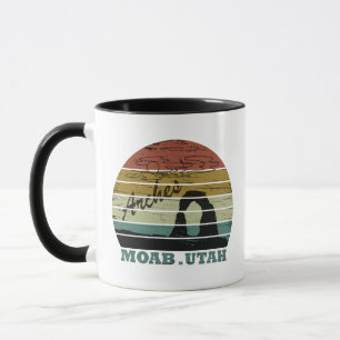 Caneca Moab Utah vintage pôr do sol Arches Parque Naciona