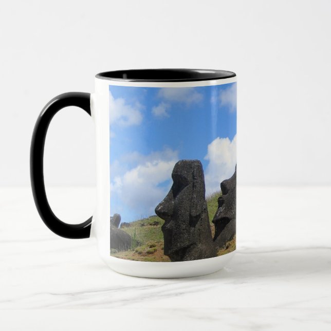 Caneca Moai na Ilha Páscoa (Esquerda)