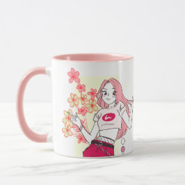 Caneca Moça Rosa Moderna Chefe Coffee Mug