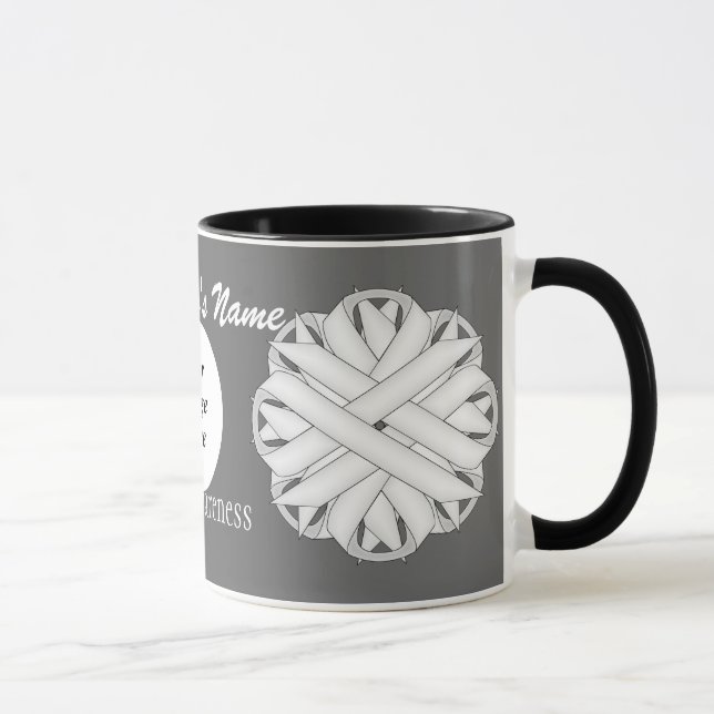 Caneca Modelo da Flower Branca por Kenneth Yoncich (Direita)