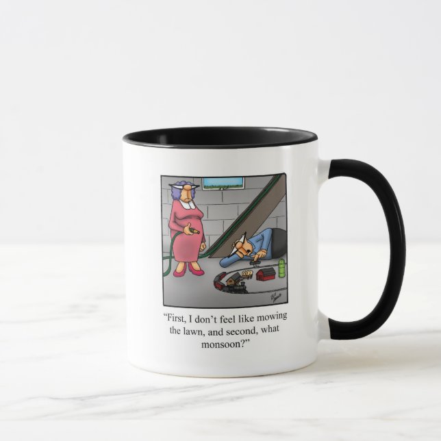 Caneca Modelo de comboio Humor Coffee Mug (Direita)