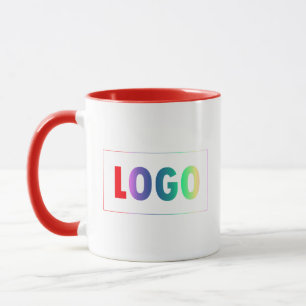 Caneca Modelo de Logotipo Empresarial Simples Personalizá