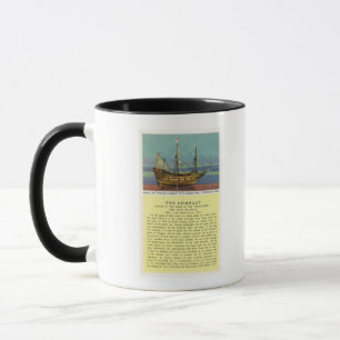 Caneca Modelo de Mayflower
