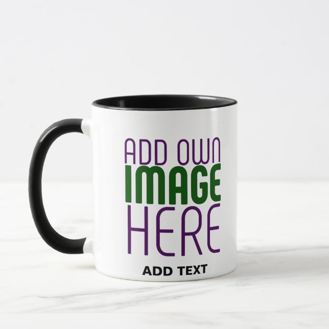 CANECA MODELO DE TEXTO DE IMAGEM BRANCA SIMPLES EDITÁVEL  (Esquerda)