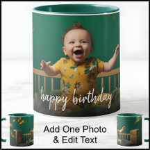 Modelo de Uma Foto de Feliz Aniversário Com Texto
