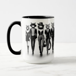 Caneca Modelos de Pista Hep Cat Andando pela Pista