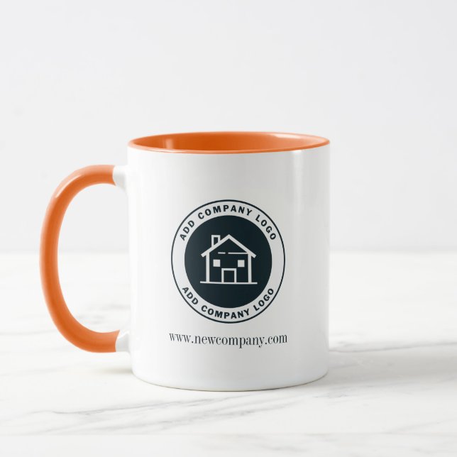 Caneca Modern Business Logo Minimalist Custom (Esquerda)