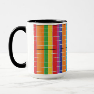 Caneca Modern Colorful Abstract Geometric Coffee Mug  Bol