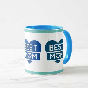 Caneca Modern Fun Blues Melhor Mãe Duas Cores