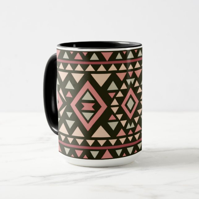 Caneca Modern Geometric Southwest Style  (Frente Esquerda)