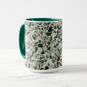 Caneca Modern Green Terrazzo