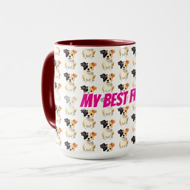 Caneca Modern Luxury Grooming Dog Personalized Collection (Frente Esquerda)