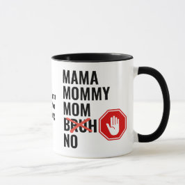 Caneca Modern Mama Mamãe Mãe SEM Bruh