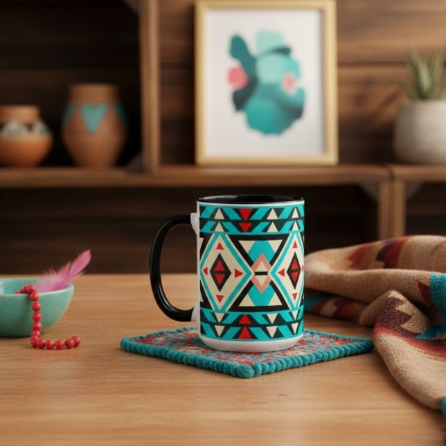 Caneca Modern Southwest Style Mug (Criador carregado)