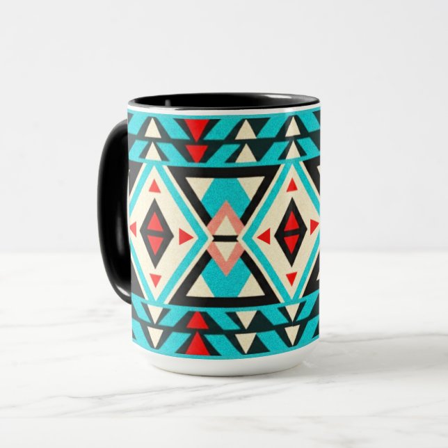 Caneca Modern Southwest Style Mug (Frente Esquerda)