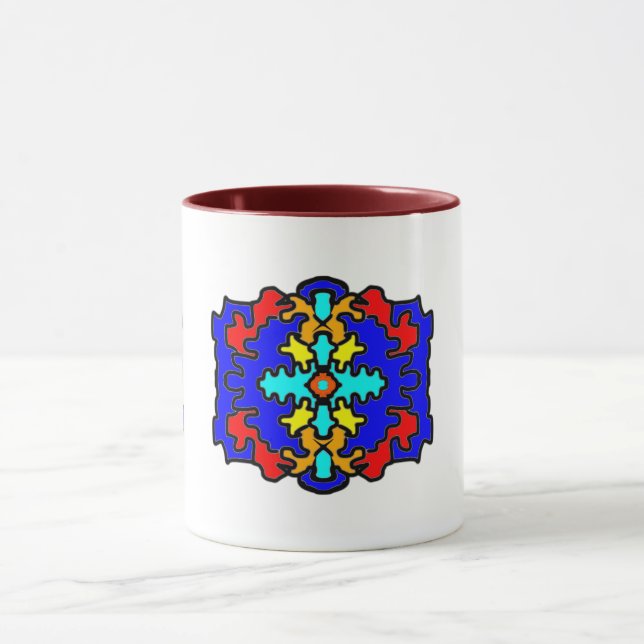 Caneca Modern Tribal Cross (Centro)