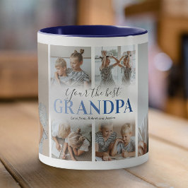 Caneca Modern Your the Best Grandpa Photo