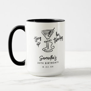 Caneca Moderna Amarrando os Vinte Anos em seu 30º Anivers