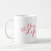 Caneca moderna da vida da mamã