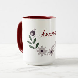 Caneca Moderno Chic Incrível Floral