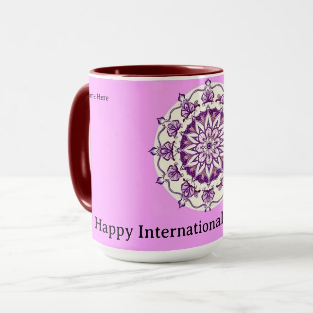 Caneca Moderno Empoderamento Estratégico IWD 2026 Persona (Frente Esquerda)