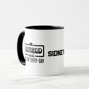 Caneca Modo Aposentado Todo O Dia