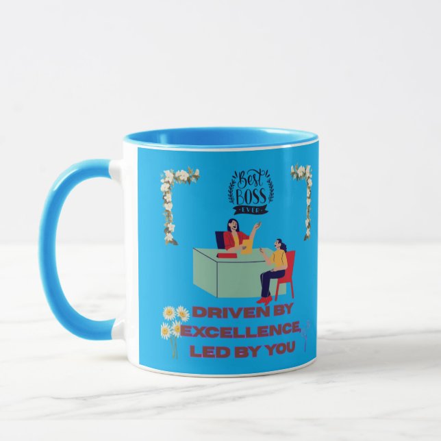 Caneca Modo Chefe Ativado azure (Esquerda)
