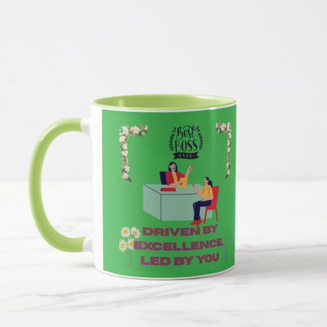 Caneca Modo Chefe Ativado kelly verde (Esquerda)