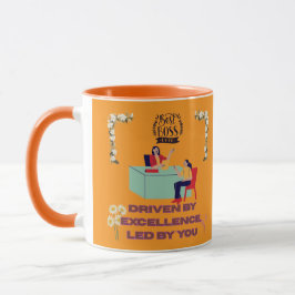 Caneca Modo Chefe Ativado laranja