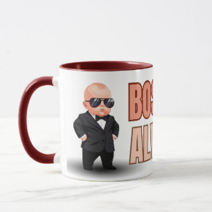 Caneca Modo Chefe Sempre Ativado – Citação Engraçada de C