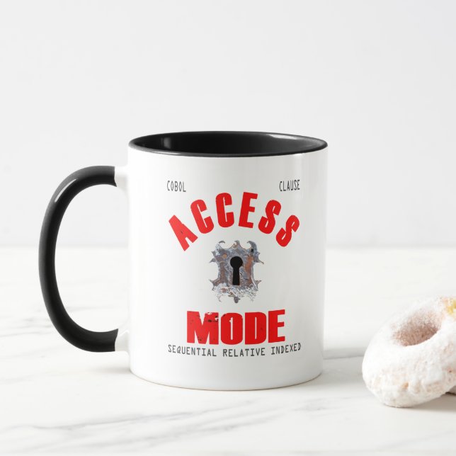 Caneca Modo de Acesso à Programação Cobol (Com Donut)