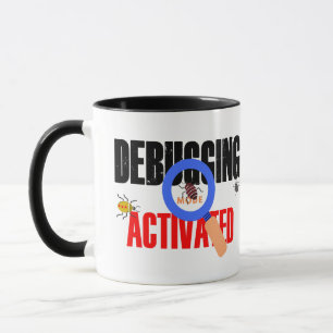 Caneca Modo de Depuração de Programação Cobol Ativado