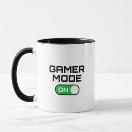 Caneca Modo de Jogador Ativado Interruptor de Alternância