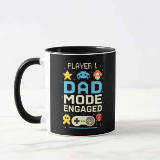 Caneca Modo de Pai do Player 1 ativado