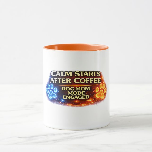Caneca Modo Mamãe de Cachorro Ativado Funny Coffee (Centro)