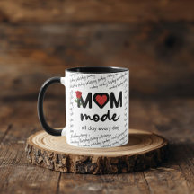 Caneca Modo Mamãe Todos os Dias