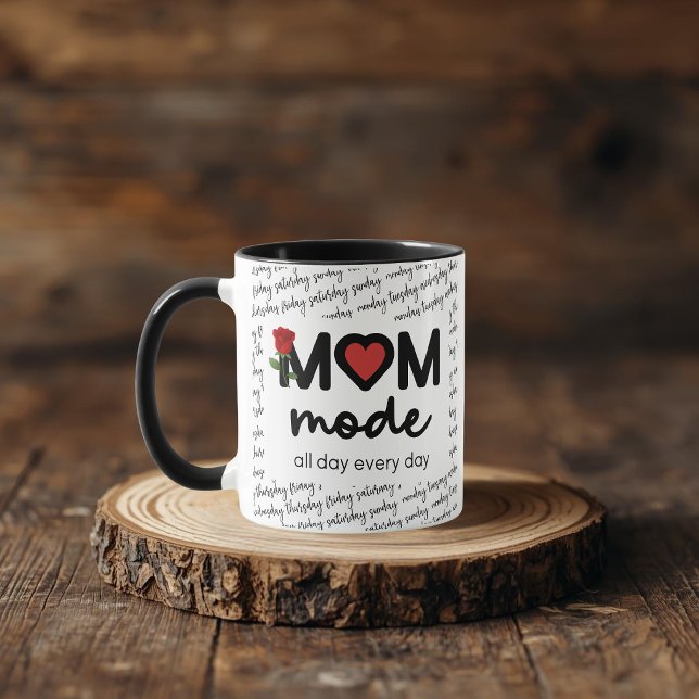 Caneca Modo Mamãe Todos os Dias (Criador carregado)