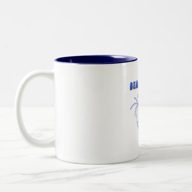 Caneca Modo Praia Ligado – Xícara de Café de Verão (Esquerda)