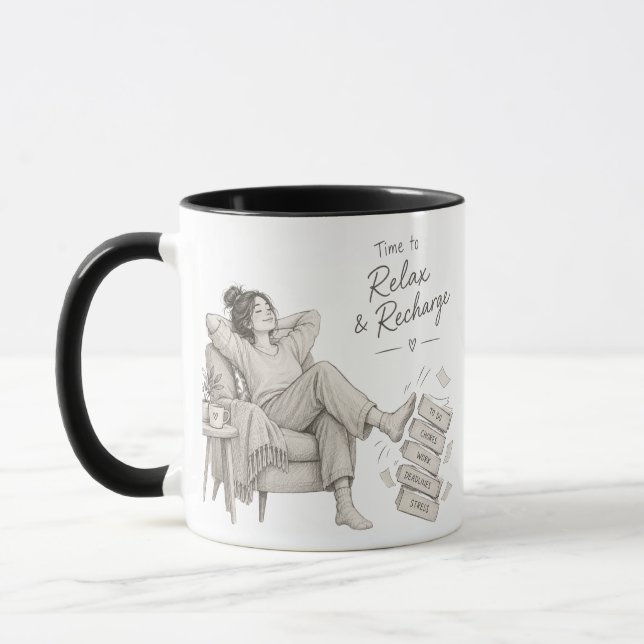 Caneca Modo relax  (Esquerda)