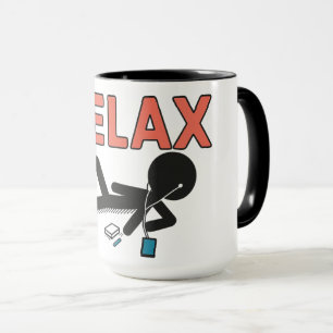 Caneca Modo Relax – Adesivo Vibrações Relaxantes