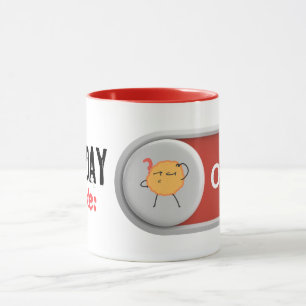 Caneca Modo Segunda-feira: DESLIGADO – Humor Divertido de