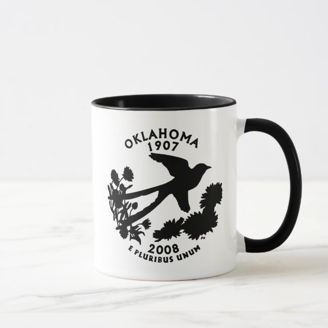 Caneca Moeda Comemorativa de Oklahoma (Direita)