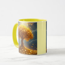 Moedas de ouro de árvores de ouro