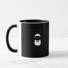 Caneca Mog de barba branca