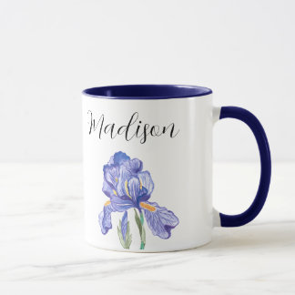 Caneca Mog (estilo: Madison), personalizado, de flores ir