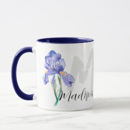 Caneca Mog (estilo: Madison), personalizado, de flores ir