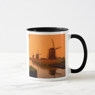 Caneca Moinhos de vento ao pôr do sol, Leidschendam, Hola