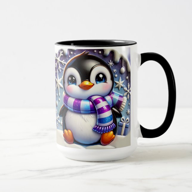 Caneca Mola De Café De Natal 3D (Direita)